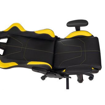  Кресло Zombie Viking 5 Aero Yellow эко.кожа черный/желтый 