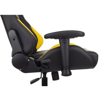  Кресло Zombie Viking 5 Aero Yellow эко.кожа черный/желтый 