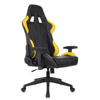  Кресло Zombie Viking 5 Aero Yellow эко.кожа черный/желтый 