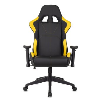  Кресло Zombie Viking 5 Aero Yellow эко.кожа черный/желтый 