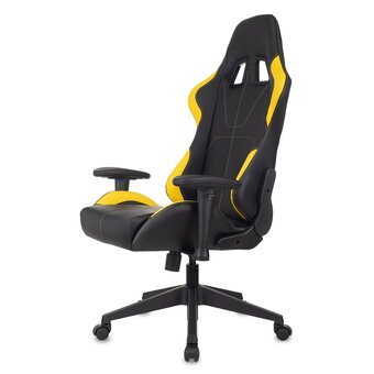  Кресло Zombie Viking 5 Aero Yellow эко.кожа черный/желтый 