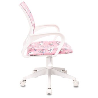  Кресло Бюрократ Burokids 1 W (Burokids 1 W-Unicorn) розовый единороги 