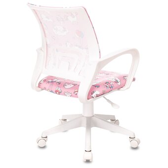  Кресло Бюрократ Burokids 1 W (Burokids 1 W-Unicorn) розовый единороги 