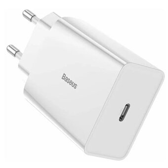  СЗУ BASEUS Speed Mini (CCFS-SN02) USB-C, 3A, 20W ( белый) 