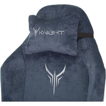  Кресло Knight N1 Blue Fabric Light-27 синий 