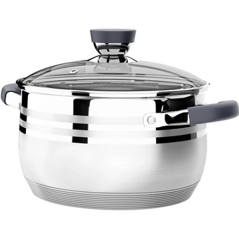  Кастрюля LARA Mercury LR02-473 нерж 4.9л 
