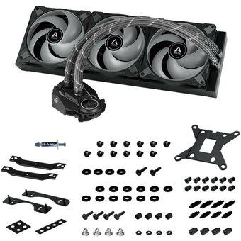  СВО Arctic Liquid Freezer II - 420 A-RGB (ACFRE00109A) Black Multi Compatible All-In-One CPU Water Cooler 