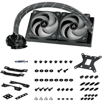  СВО Arctic Liquid Freezer II-280 A-RGB (ACFRE00106A) Black Multi Compatible All-In-One CPU Water Cooler 