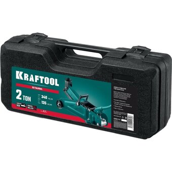  Домкрат KRAFTOOL Stark (43453-2-K) 2т 135-340мм подкатной в кейсе 