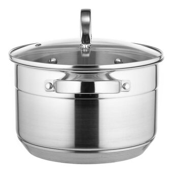  Кастрюля LARA Aurora LR02-403 нерж 4.8л 