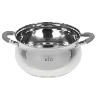  Кастрюля LARA Bell LR02-484 нерж 6,1л 