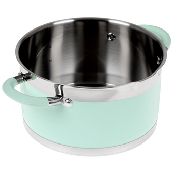  Кастрюля LARA LR02-543 Mint нерж 4,4л 