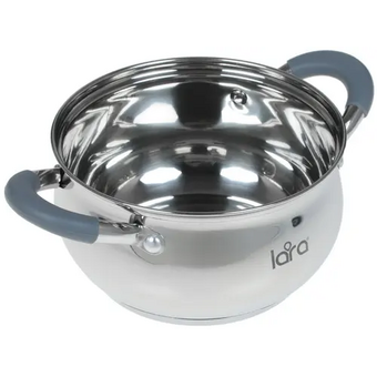  Кастрюля LARA Bell LR02-480 нерж 1.8л 