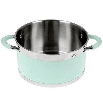  Кастрюля LARA LR02-544 Mint нерж 5,7л 