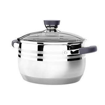  Кастрюля LARA Mercury LR02-474 нерж 6.5л 