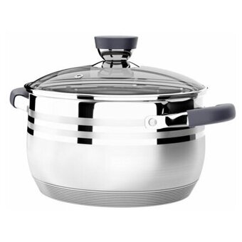  Кастрюля LARA Mercury LR02-472 нерж 3.9л 