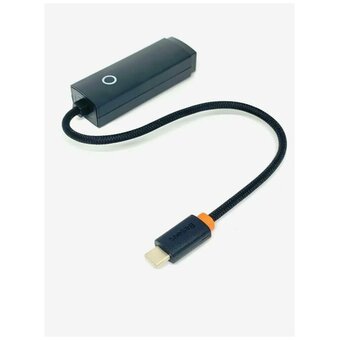  Baseus адаптер Lite Series Ethernet Adapter Type-C to RJ45 LAN Port (100Mbps) Black 