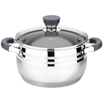  Кастрюля LARA Mercury LR02-472 нерж 3.9л 
