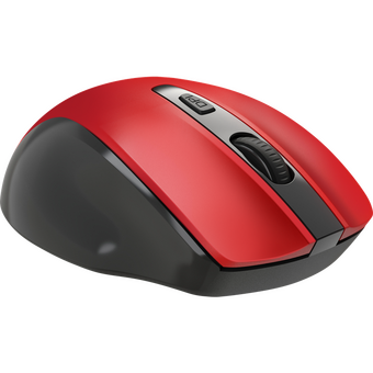  Мышь Defender Prime MB-053 красны (52052), беспроводная оптическая 6D, 800-1600dpi, бесшумн 