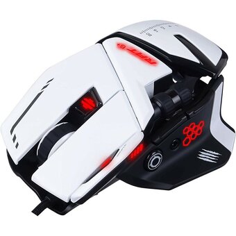  Мышь Mad Catz R.A.T. 6 (MR04DCINWH000-0) игровая проводная White 