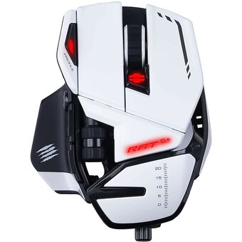  Мышь Mad Catz R.A.T. 6 (MR04DCINWH000-0) игровая проводная White 
