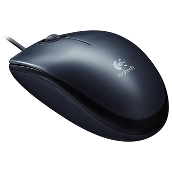  Мышь Logitech M100 (910-005006) USB Optical Wired Dark Grey 
