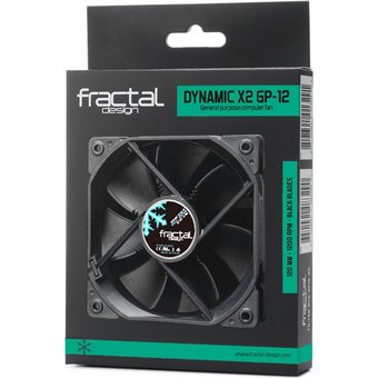  Вентилятор Fractal Design Dynamic X2 GP-12 Black FD-FAN-DYN-X2-GP12-BK 