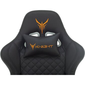  Кресло Knight Armor B эко.кожа черный ромбик 