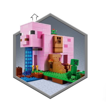  Конструктор Lego Minecraft (21170) The Pig House 