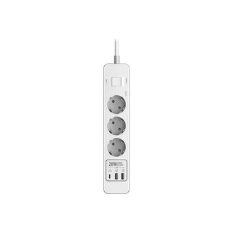  Сетевой фильтр HARPER UCH-430 H00003201 White PD3.0 