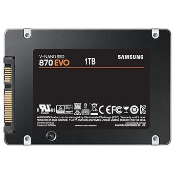  SSD SAMSUNG 870 Evo (MZ-77E1T0B/AM) SATA2.5" 1TB 6GB/S 