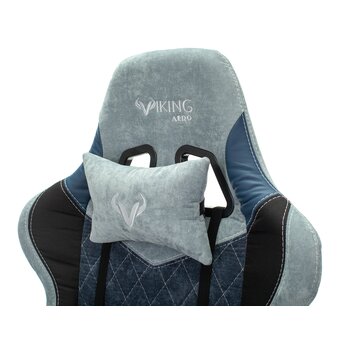  Кресло Zombie Viking 7 Knight BL Fabric текстиль/эко.кожа синий 