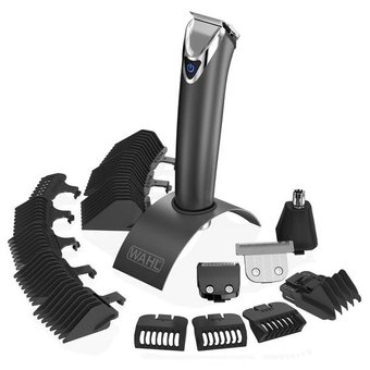  Триммер Wahl Stainless Steel Advance черный/серебристый (насадок 16шт) 