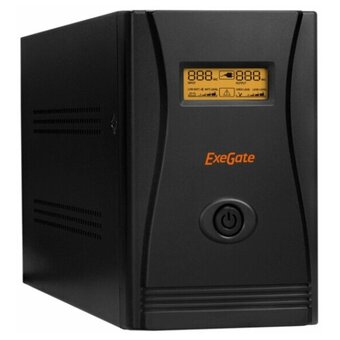  ИБП ExeGate SpecialPro Smart LLB-2200.LCD.AVR.EURO.RJ.USB (EP285531RUS) 2200VA/1300W 