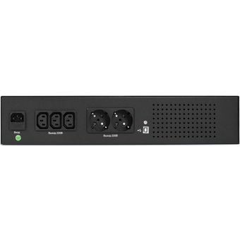  ИБП ExeGate ServerRM UNL-800.LCD.AVR.2SH.3C13.USB.2U (EX293849RUS) 800VA/480W Black 