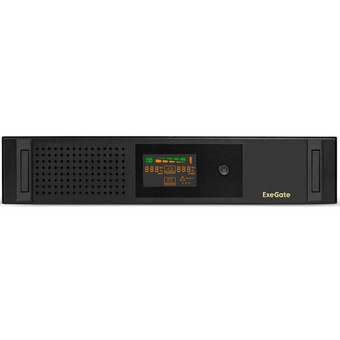  ИБП ExeGate ServerRM UNL-800.LCD.AVR.2SH.3C13.USB.2U (EX293849RUS) 800VA/480W Black 