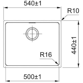  Мойка FRANKE FEX 210-50 127.0688.782 нерж полир 