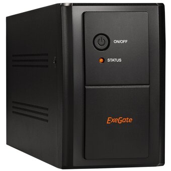  ИБП ExeGate SpecialPro UNB-2000.LED.AVR.EURO.RJ (EP285516RUS) 2000VA/1200W Black 