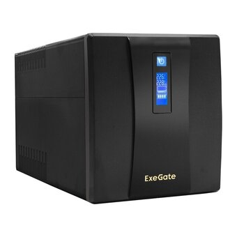  ИБП ExeGate SpecialPro Smart LLB-1500.LCD.AVR.EURO.RJ (EP285503RUS) 1500VA/950W Black 