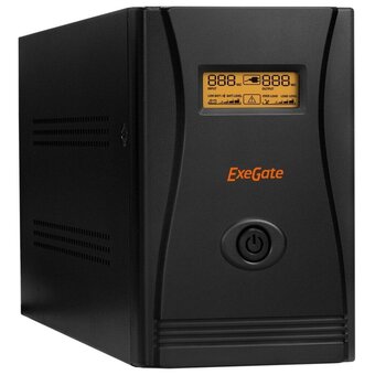  ИБП ExeGate SpecialPro Smart LLB-2000.LCD.AVR.EURO.RJ (EP285522RUS) 2000VA/1200W Black 