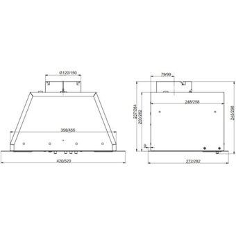  Вытяжка ELIKOR Box 52П 700-52-1380 213859 топленое молоко 