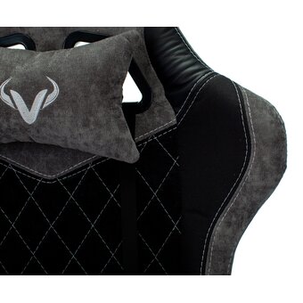  Кресло Zombie Viking 7 Knight Fabric (Viking 7 Knight B) текстиль/эко.кожа черный 