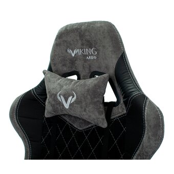 Кресло Zombie Viking 7 Knight Fabric (Viking 7 Knight B) текстиль/эко.кожа черный 