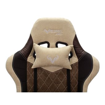  Кресло Zombie Viking 7 Knight Fabric (Viking 7 Knight BR) текстиль/эко.кожа коричневый/бежевый 