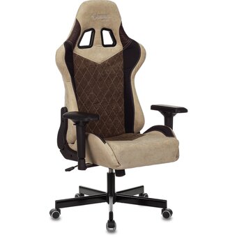  Кресло Zombie Viking 7 Knight Fabric (Viking 7 Knight BR) текстиль/эко.кожа коричневый/бежевый 