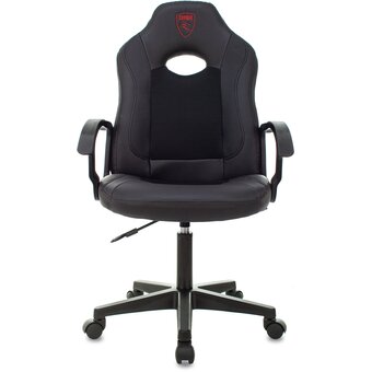  Кресло Zombie 11LT Black текстиль/эко.кожа черный 