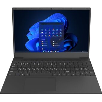  Ноутбук IRU Калибр 15TLG (1914238) Core i5 1155G7 8Gb SSD256Gb Intel UHD Graphics 15.6" IPS FHD (1920x1080) Windows 11 trial black 