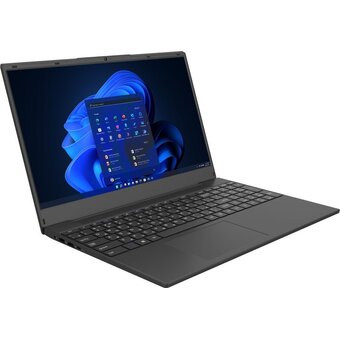 Ноутбук IRU Калибр 15TLG (1914238) Core i5 1155G7 8Gb SSD256Gb Intel UHD Graphics 15.6" IPS FHD (1920x1080) Windows 11 trial black 