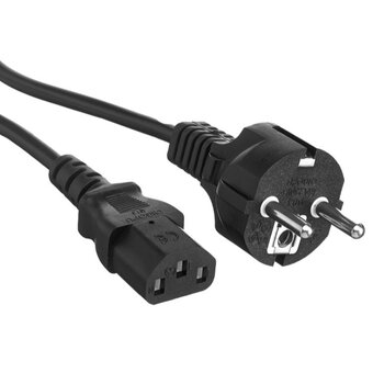  Кабель питания ExeGate Power PC-3P EP280652RUS (Евровилка Schuko- C13, VDE-250V-3*1.0mm2, медь, черный, 10A, 3м) 