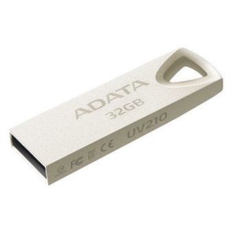  USB-флешка A-DATA 32GB UV210 (AUV210-32G-RGD) Металлич. Серебро 